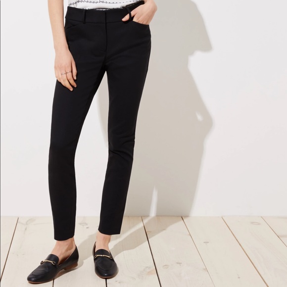 Ann Taylor LOFT Skinny Ankle Pants Petite - Picture 2 of 9